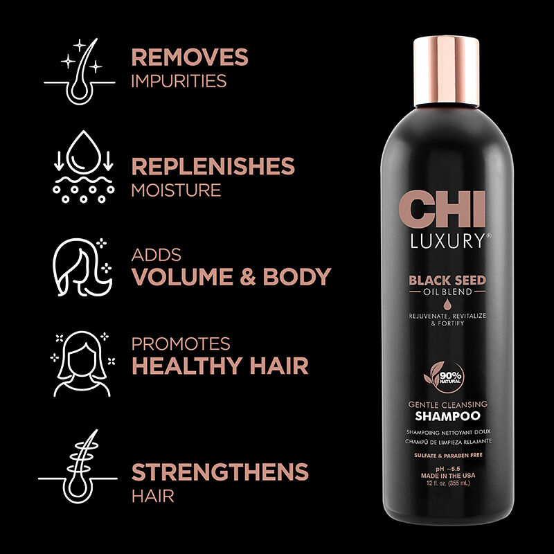Luxury Black Seed Oil Blend Gentle Cleansing Shampoo, , large image number null